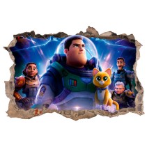 Vinilos disney lightyear agujero 3d